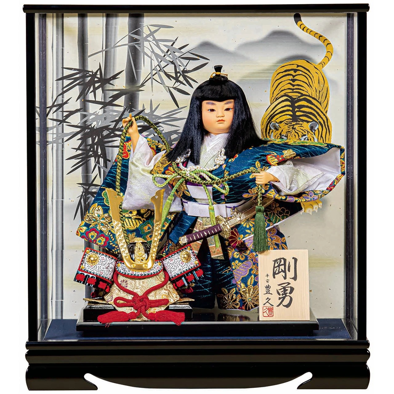 五月人形 5月人形 2025年 手作り 初節句 送料無料 コンパクト ミニ ケース 武者人形 舞踊人形 兜 新作 秀光 限定品 目玉商品 カッコイイ 買得 お得 人気 ランキング P99301