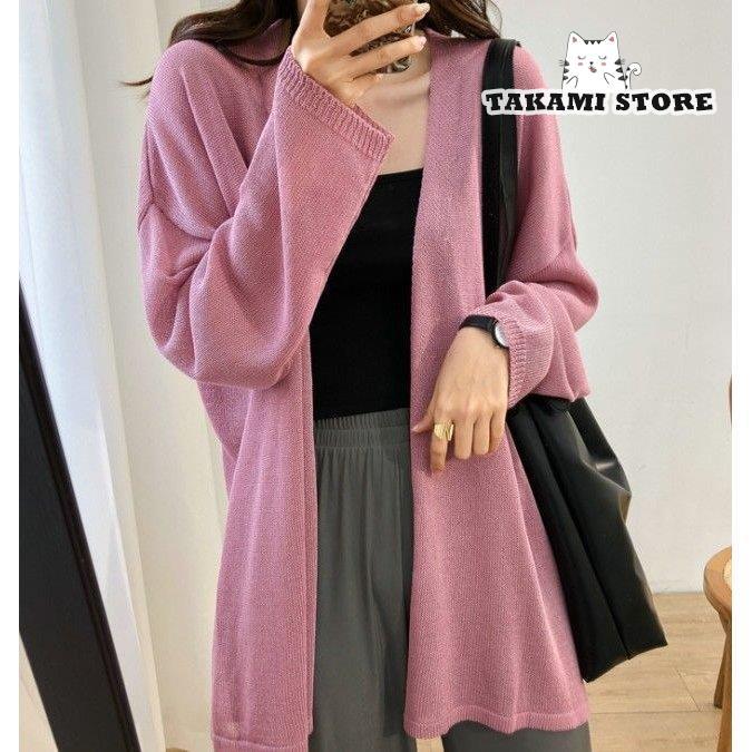 シアー ニット カーディガン レディース 薄手 春夏 トップス 長袖 サマーカーディガン 春 夏 秋 黒 白 オーバーサイズ ビッグシルエット ゆったり 体型カバー 羽