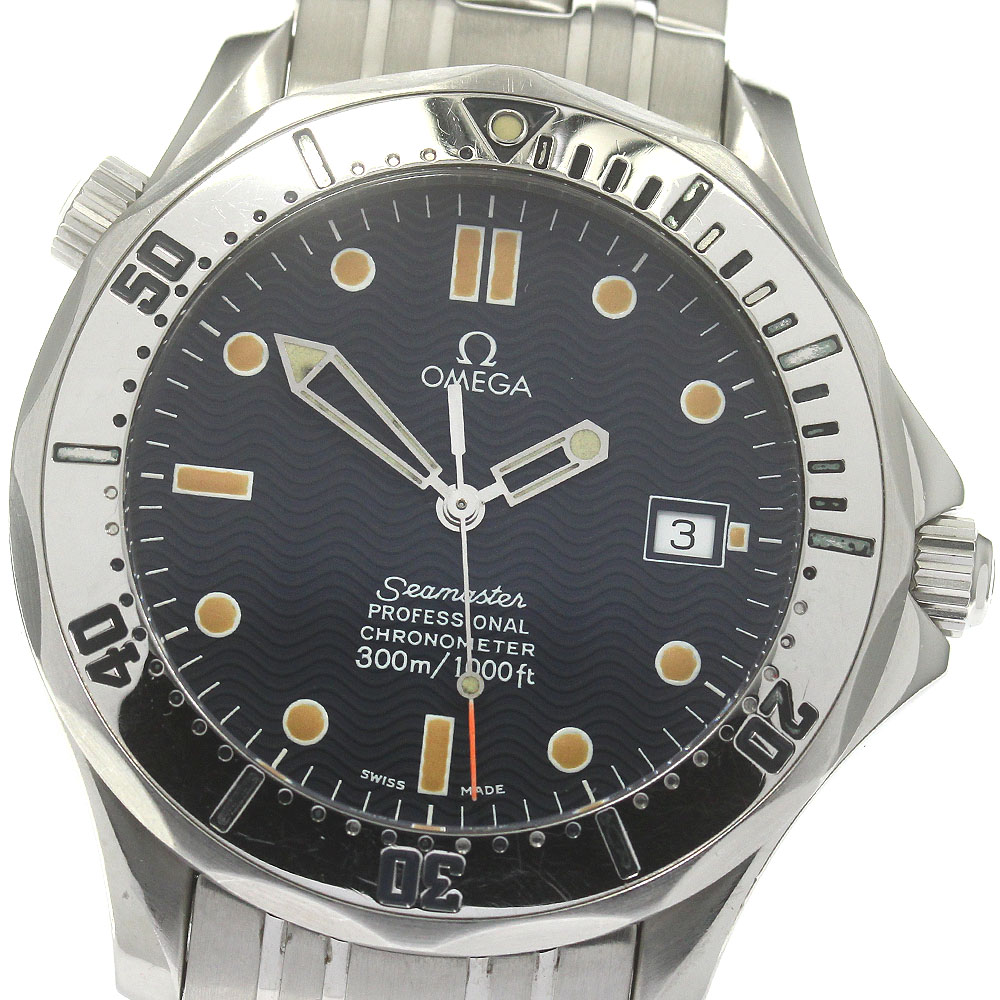 オメガ OMEGA 2532.80 シーマスター300 デイト 自動巻き メンズ _863155【中古】