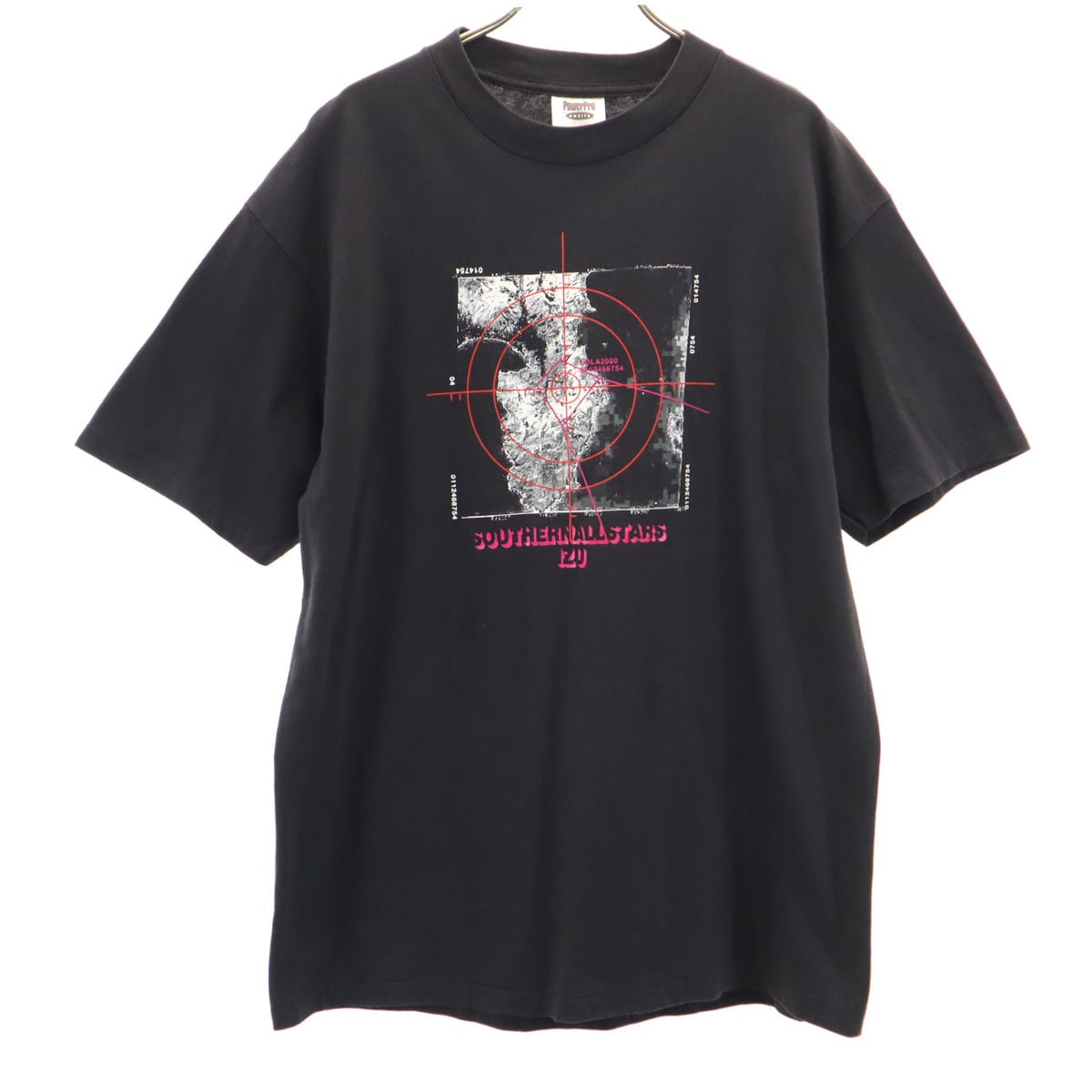 POWER PRO by ONEITA パワープロバイオニータ サザンオールスターズ 2000年ツアー 伊豆だらけのローラ 半袖 Tシャツ L ブラック 桑田佳祐 メンズ 古着