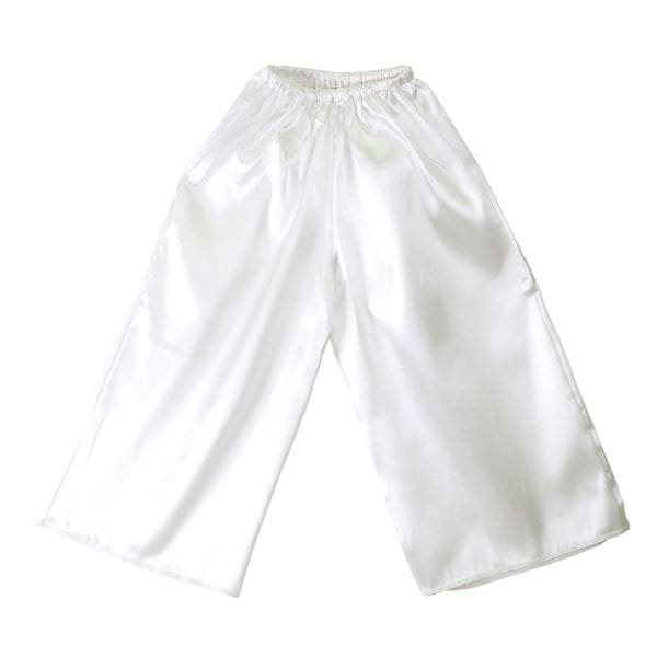 （まとめ）ソフトサテンズボン Jサイズ 白 (×10個セット)