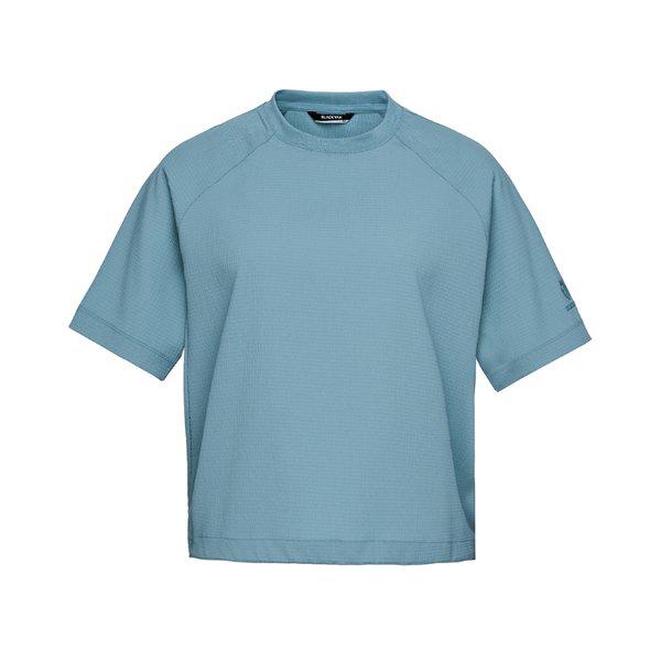 ブラックヤク 女性 シアサッカー Tシャツ 2 MIST MINT 1BYRTMV510S8