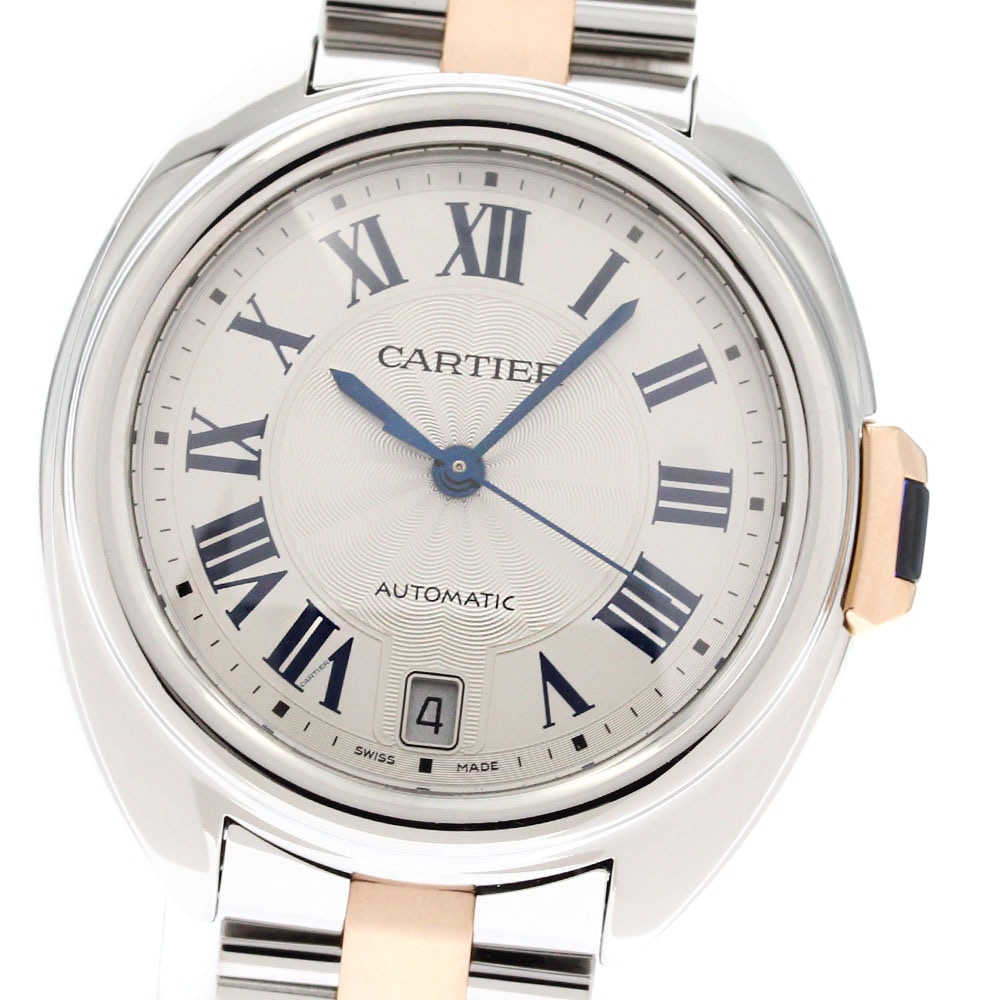 カルティエ CARTIER CRW2CL0003 クレドゥカルティエ デイト 自動巻き ボーイズ _878185【中古】