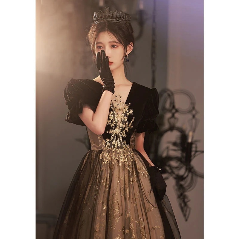 結婚式ドレス ロング 個性的 パーティードレス 二次会 お呼ばれ Aライン レース レディース ワンピース 大人 20代 30代 40代 結婚式 披露宴 演奏会 ホスト パーティー