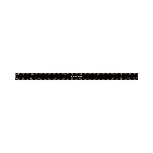 (まとめ) ステッドラー 高精度三角スケール スリム 15cm マットブラック 561 7-9 1個 (×20セット)