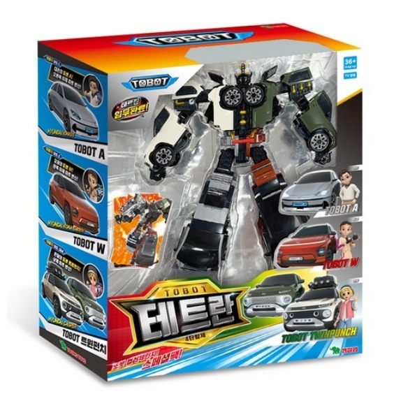トボット/TOBOT/テトラン/スペシャルパック/カラーチェンジ/四段合体/ツインパンチ/A/W/四種ロボット合体/自動車/合体ロボット/変身ロボット/韓国ロボット/2024/新型