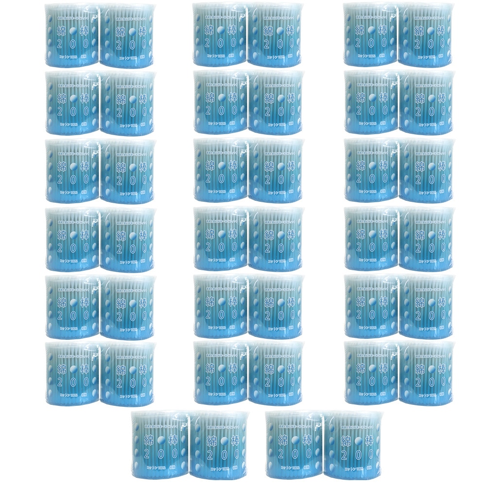 綿棒 8000本（200本 40個） コットン100％ 紙軸