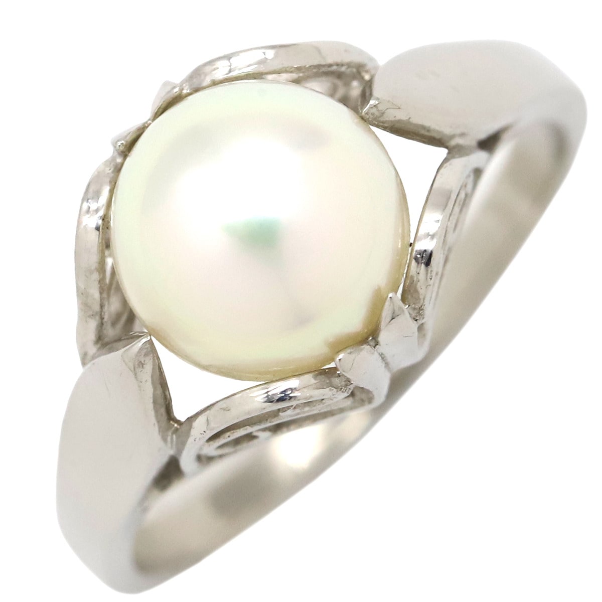 TASAKI TASAKI リング 指輪 パールリング K18WG パール ホワイトゴールド ホワイトゴールド 真珠 13号【中古】