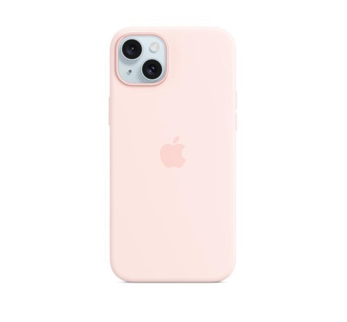 【新品未開封】iPhone第15 世代Plus MT143FE/A シリコーンケース [ライトピンク]