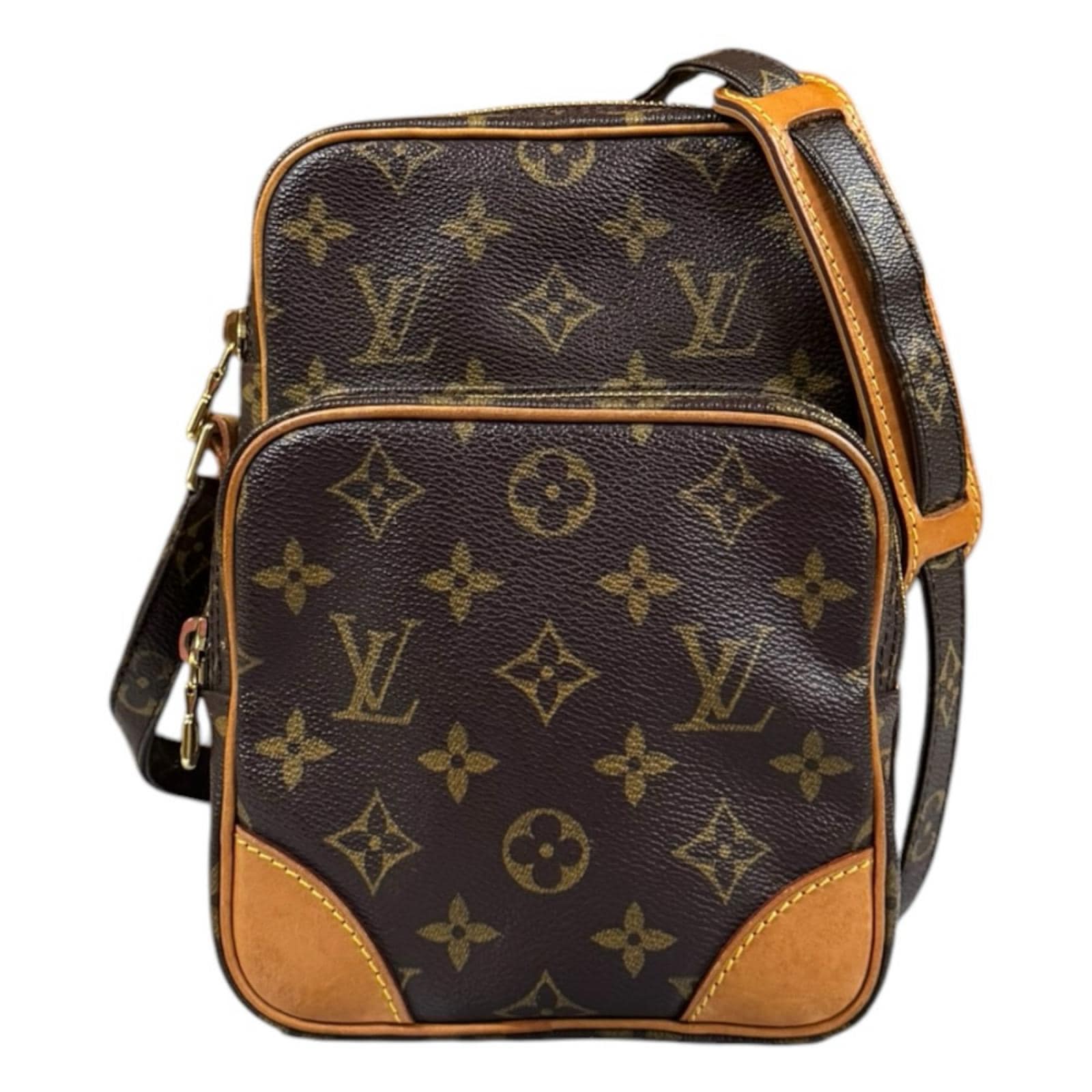 ルイヴィトン アマゾン モノグラム ショルダーバッグ モノグラムキャンバス M45236 ブラウン LOUIS VUITTON 中古