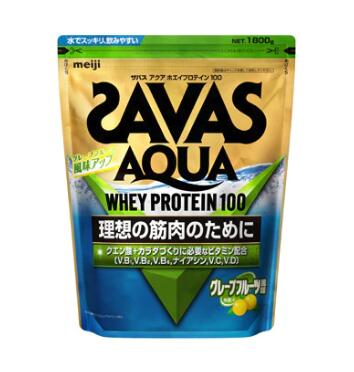 ザバス アクア ホエイプロテイン100 グレープフルーツ風味 1800g 4902777324265 OY