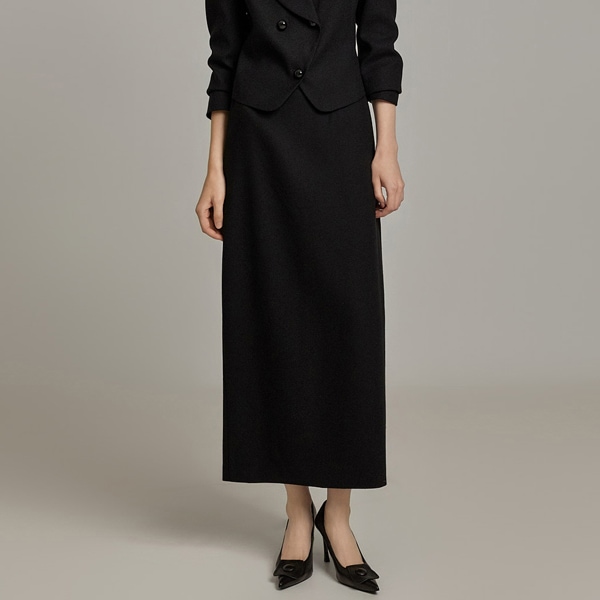SK3038 ウール スリット スカート