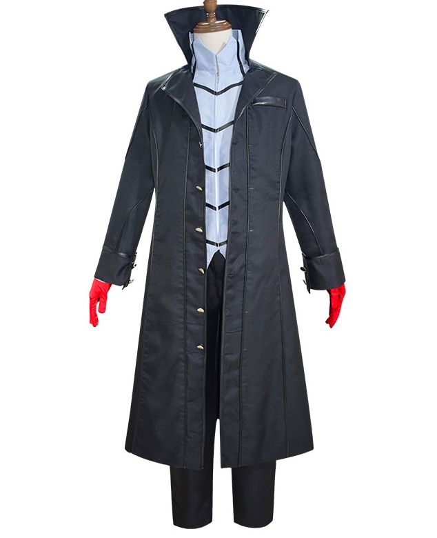 ペルソナ5 風 P5 主人公 ジョーカー 雨宮蓮 あまみやれん 来栖暁 くるすあきら コスプレ衣装 4点セット サイズ S―XL