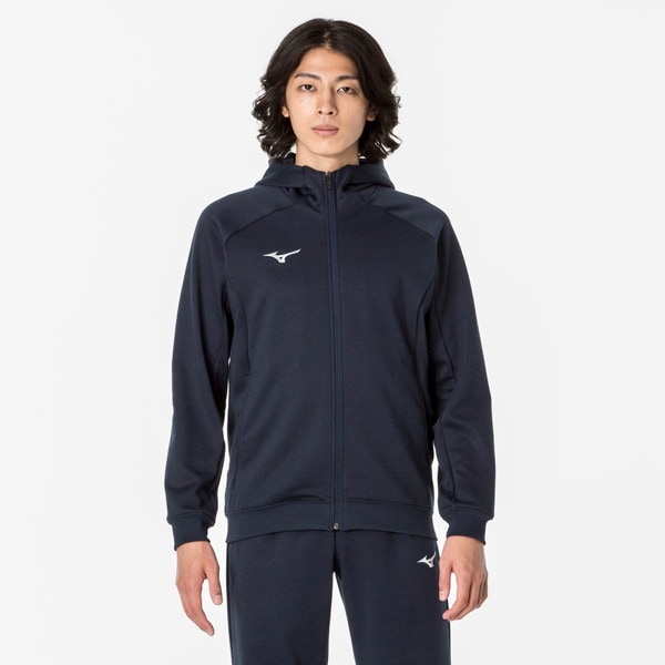 MIZUNO ミズノ スウェットフルジップフーディ ユニセックス 陸上競技 スウェット メンズ 32MCA17714