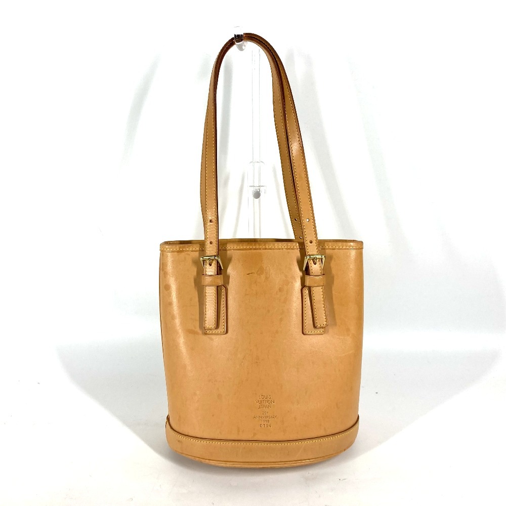 トートバッグ M99070 マレ ヴァンティエム ノマド 20周年記念 バケツ 肩掛け ショルダーバッグ カバン ポーチ付き ノマドレザー ベージュ