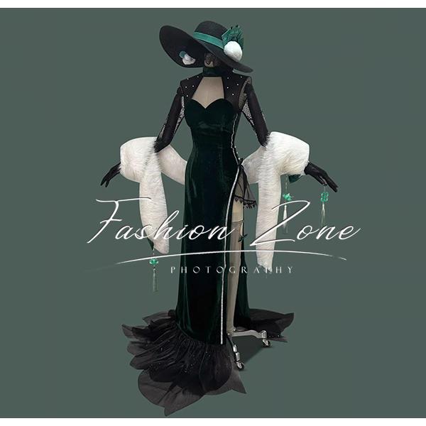 陰陽師 風 魔都綺夢 青行燈 コスプレ衣装 cosplay ハロウィン 演出服 変装