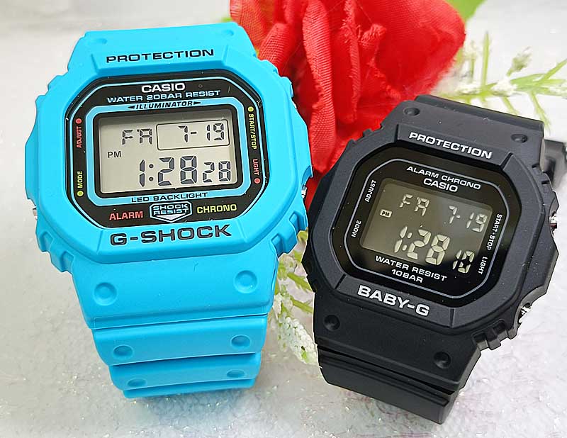 恋人たちのGショック ペアウオッチ G-SHOCK BABY-G ペア腕時計 カシオ 2本セット DW-5600EP-2JF BGD-565-1JFデジタル ペアウオッチクリスマス　誕生日