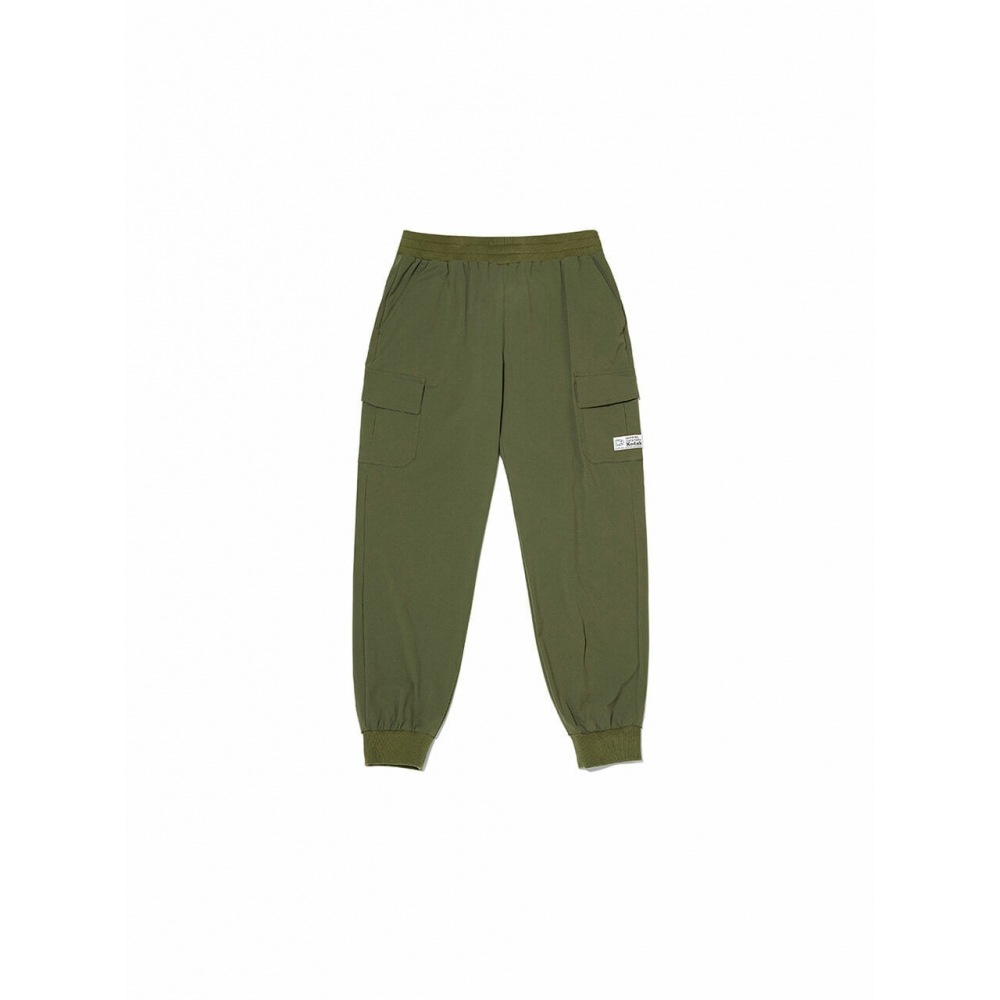 コダックアパレル起毛レギュラーフィットカーゴジョガーパンツカーキ