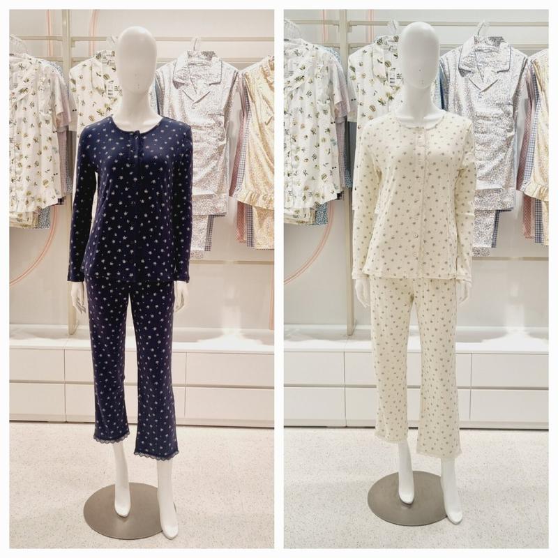 AK水原（スウォン）店 アイレットジャカード フラワー 長袖イージーウェアセット EZ1938EZ1938P