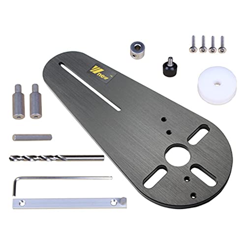 トリマー用円切り冶具 サークルカットジグベースプレート ルーター用 拡張サブベースプレート 直径20