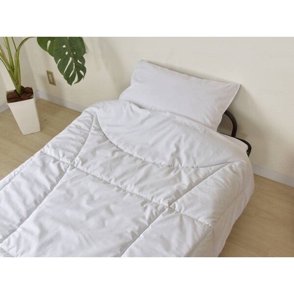 三栄コーポレーション 2枚合わせのできる合繊肌掛けふとん ホワイト 145×210cm メーカー直送 8,757円