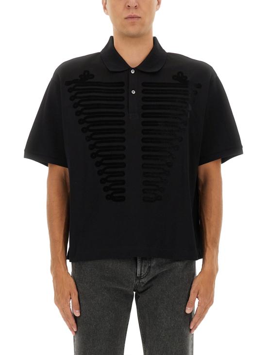 ALEXANDER MCQUEEN Men Polo Shirts 847737 QTAD20548 BLACK