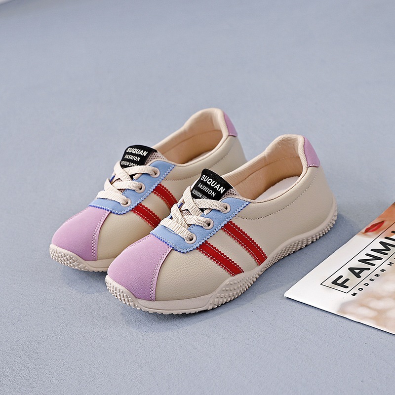 浅口スニーカー女秋の新作百合お父さん白い板靴女