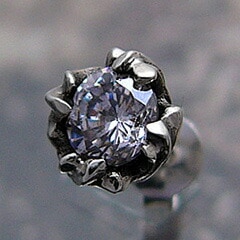 メール便なら送料無料！ pi0327-222 ペア売り(両耳） クリア こっそりと魅せたいハイセンス