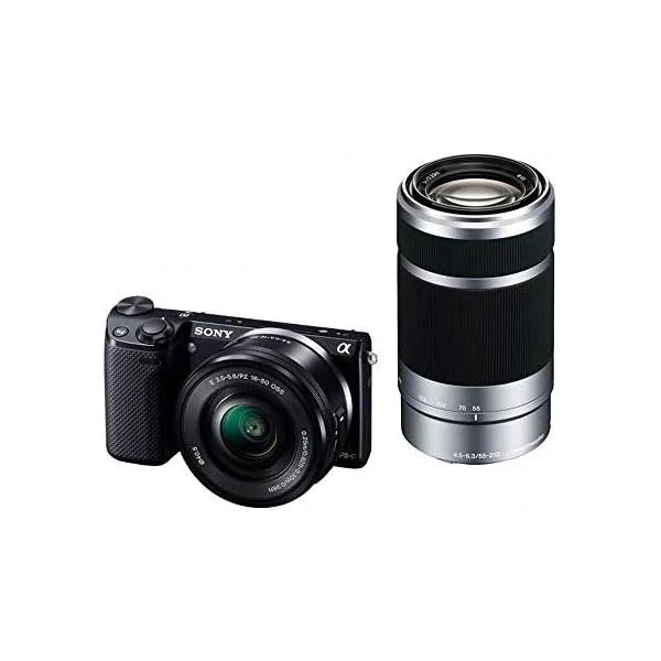 【中古】SONY ソニー デジタル一眼カメラ「NEX-5T」ダブルズームレンズキット(ブラック) NEX-5T NEX-5TY-B