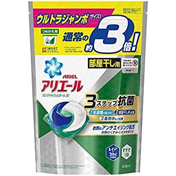 洗濯洗剤 ジェルボール3D 部屋干し アリエール 詰め...のサムネイル