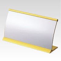 （まとめ買い）アルミR型カード立（大） ゴールド CR-KD21-GD 00045361 [x3]