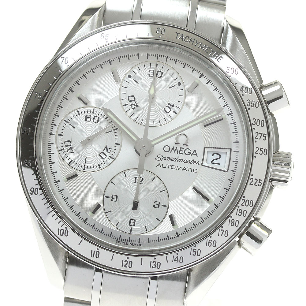 オメガ OMEGA 3513.30 スピードマスター デイト クロノグラフ 自動巻き メンズ 良品 保証書付き_841821【中古】