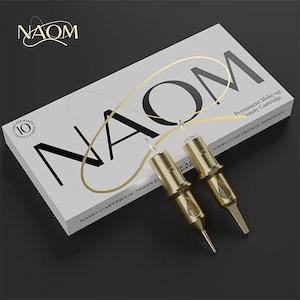 Naom-永久的な化粧針カートリッジ,使い捨てのタトゥー針,カートリッジ,タトゥー,マイクロブレードカートリッジ用,収納ボックスあたり10個