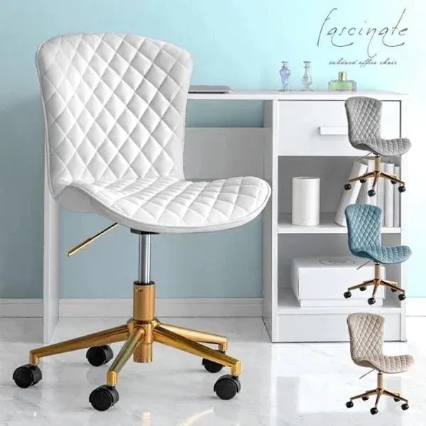 デスクチェア おしゃれ クッション ワークチェア オフィスチェア パソコンチェア キャスターなし エレガント ドレッサー 学習椅子 子供 北欧 韓国風