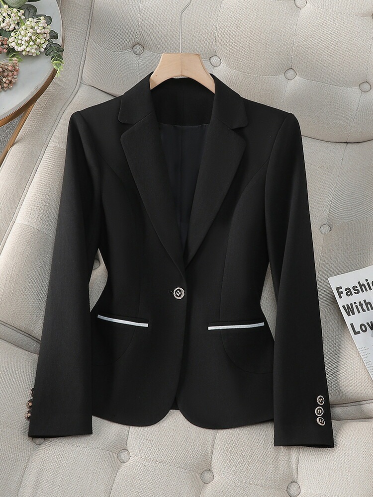スーツ アウター レディース 春秋 新作 高級感 カジュアル おしゃれ 体型カバー