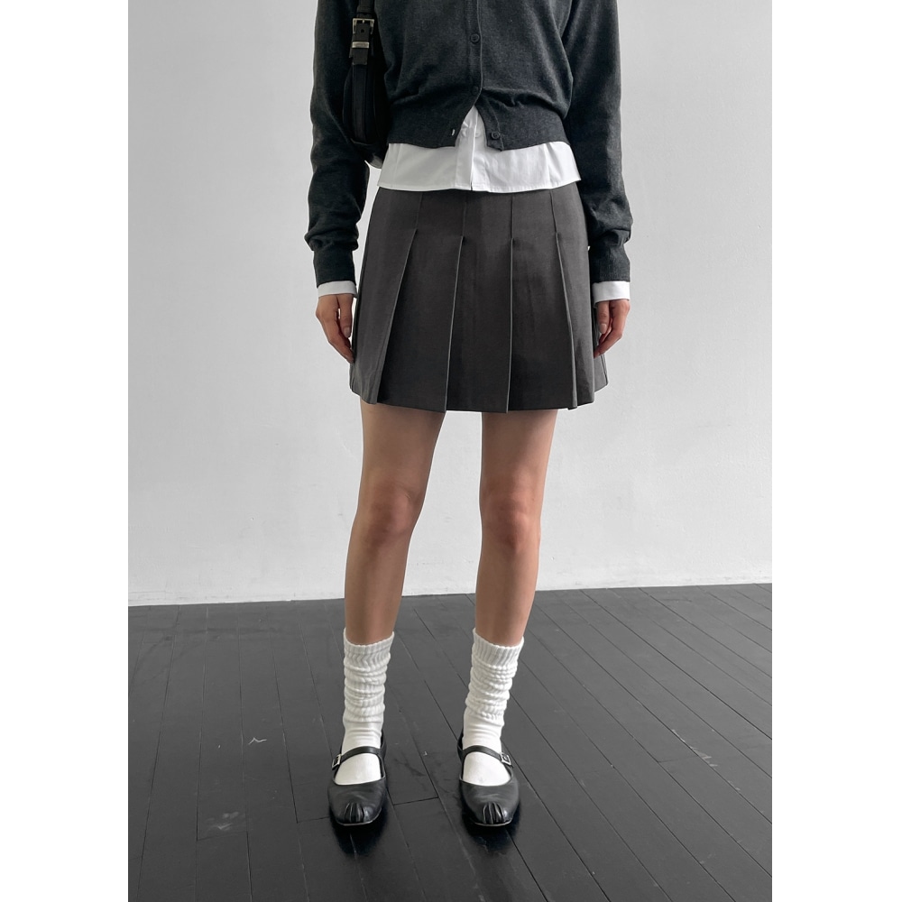 ブラックアップ [ニューフォール] [MADE] ニュートラルテンションプリーツスカート