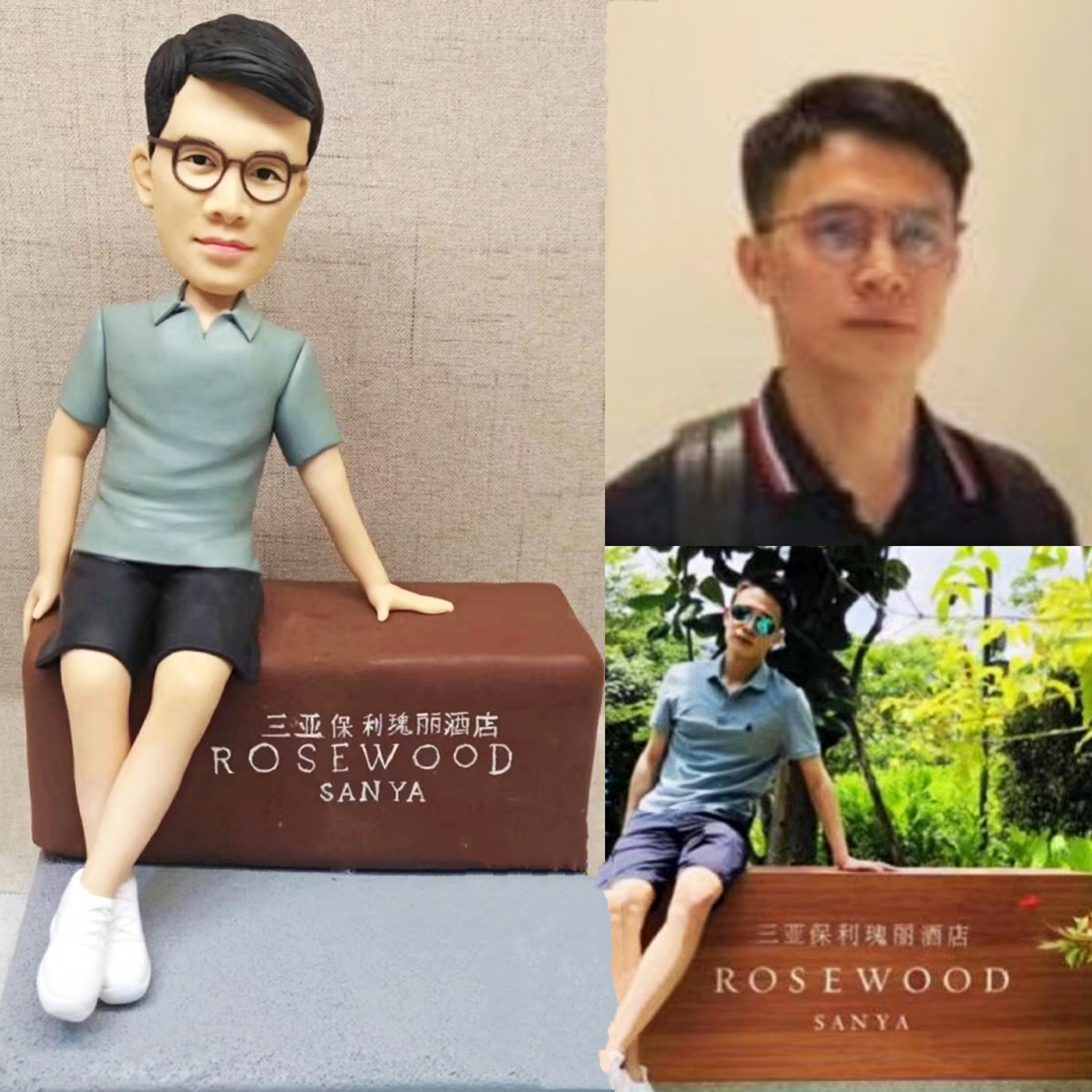 【オーダーメイド】3D肖像画 似顔絵 人形 フィギュア 彼氏 彼女 誕生日 ケーキトッパー 記念日 カップル 友達 プレゼント