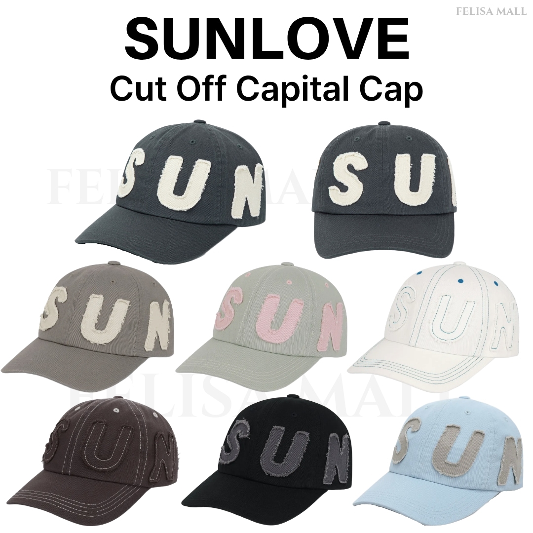 [SUNLOVE] Cut Off Capital Cap キャップ 男女共用 韓国ブランド