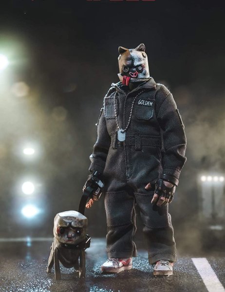 DAMTOYS x Coal Dog 1/12 アクションフィギュア GOLDEN DOG 素体 ヘッド セット D.G.S Death Gas Station series PES022