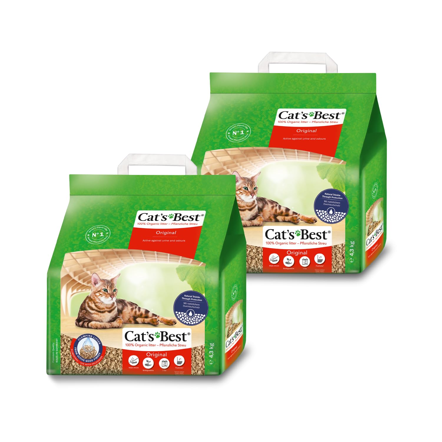 Cats Best キャッツベスト オリジナル 10L × 2袋 猫砂 10L×2袋 (ケース販売)