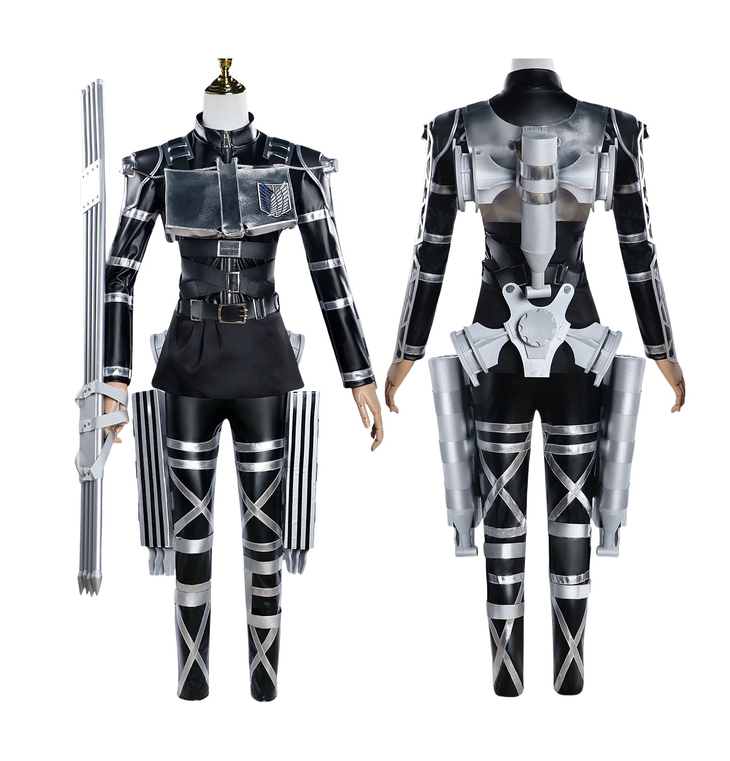 劇場版「進撃の巨人」完結編 THE LAST ATTACK　コスプレ衣装　 戦闘服　マント追加可能　イベント　仮装　ハロウィン