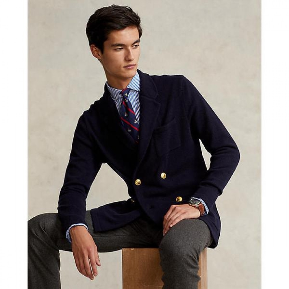 ポロラルフローレンメンズカシミアブレザーカーディガン (MNPOSWE16820810410)