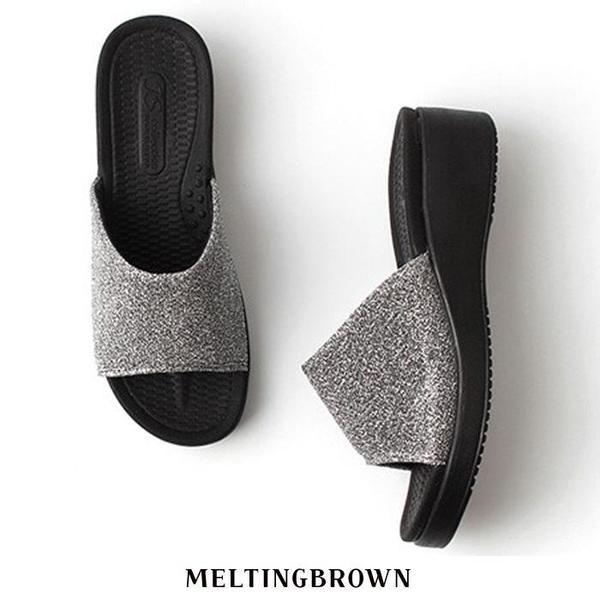 女性厚底スリッパ 女性背伸びスリッパ b24