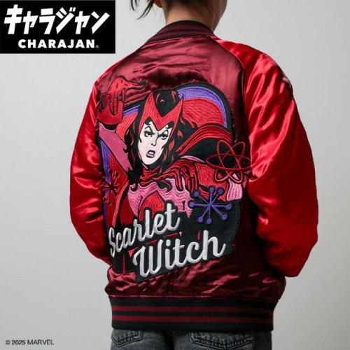 丸眞(マルシン) スカジャン(L) スカーレットウィッチ ヒーローバイブス　男女兼用 キャラクター キャラジャン CHARAJAN 　2505045500