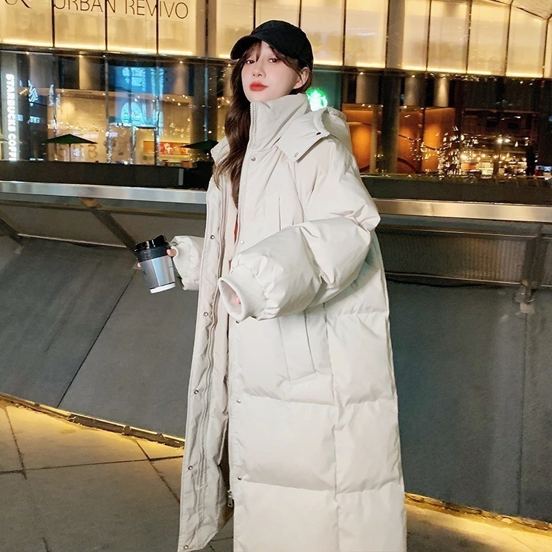 【2025新作 急速出荷】ノーカラー 加厚 綿服 保温 ダウンジャケット アウター 綿ジャケット 冬 防寒 キルティングアウター 中綿ダウンコート ゆったり セミロング