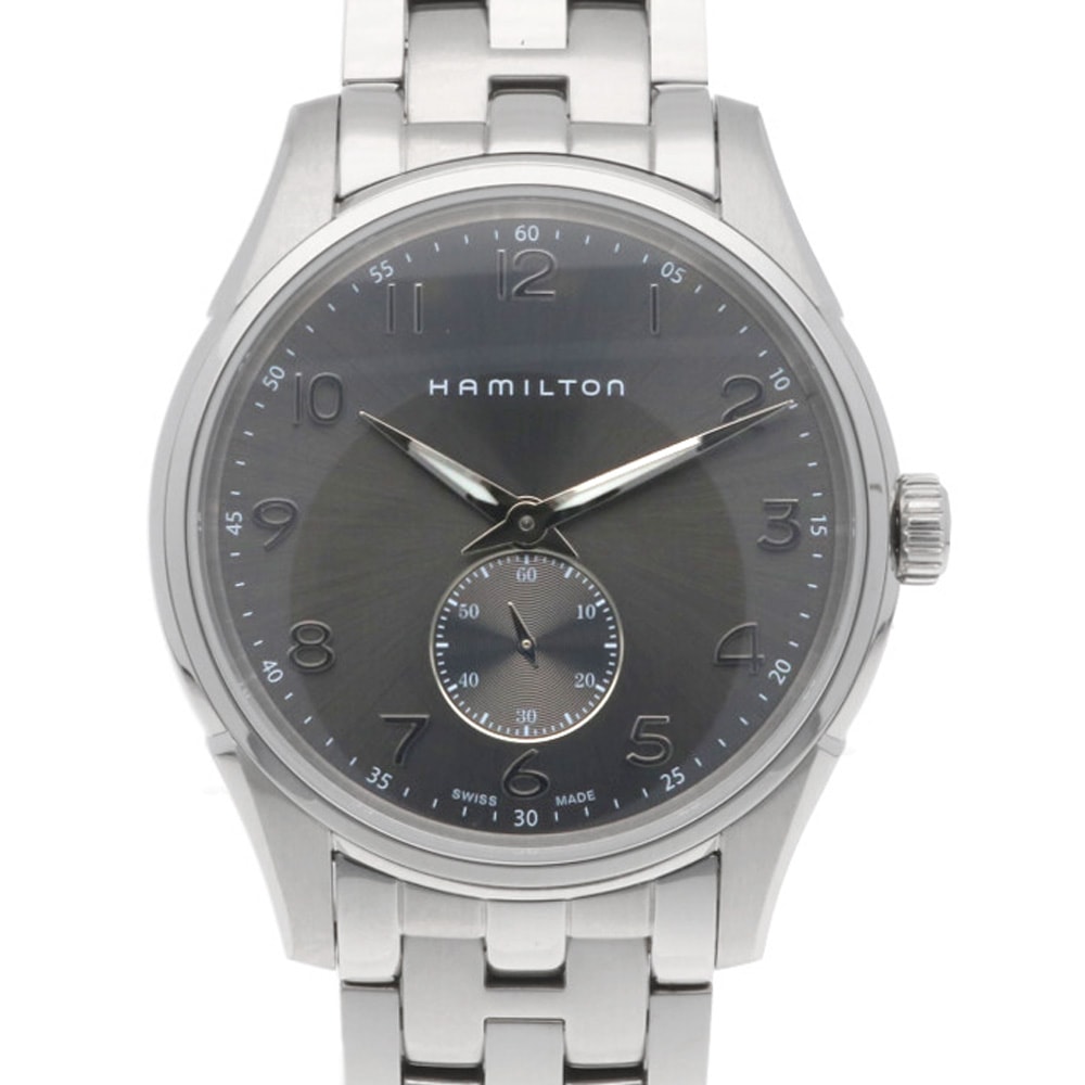 ハミルトン ジャズマスター 腕時計 ステンレススチール H384110 クオーツ 1年保証 HAMILTON 中古 美品 35,750円