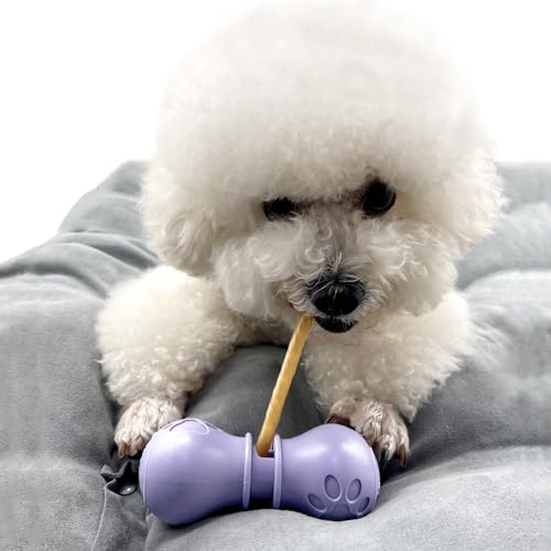 犬用ガムスタンド いじめスティック おやつホルダー 犬用 噛むホルダー -小さいサイズ