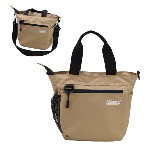 [Etsumi] エツミ & Coleman カメラバッグ コールマン トートバッグ ショルダーベルト付き VCO-8765 サンド