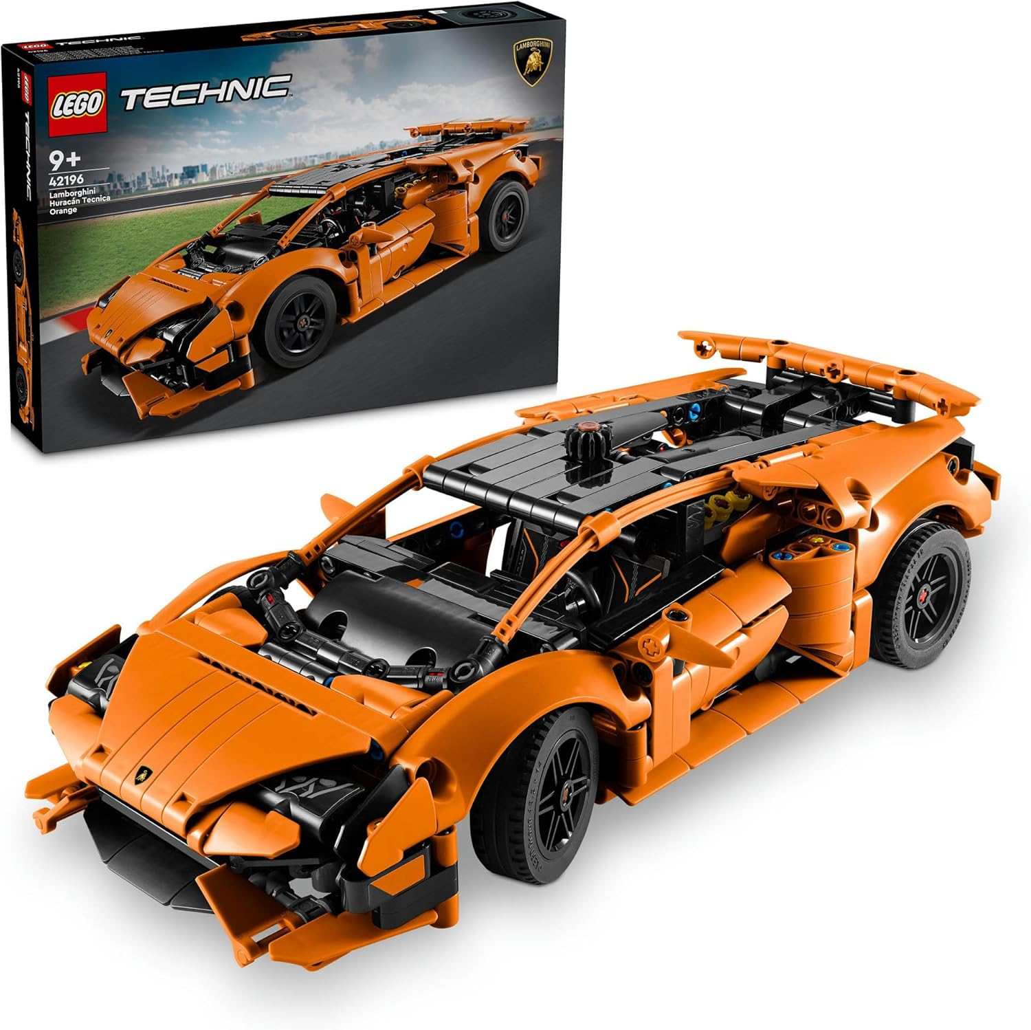 レゴ LEGO テクニック Lamborghini Huracán Tecnica オレンジ 42196 おもちゃ 玩具 誕生日 プレゼント ブロック 乗り物 車 ミニカー