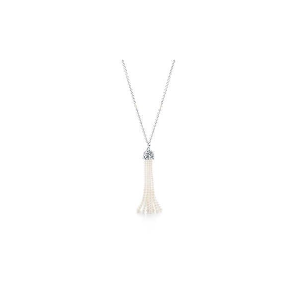 ティファニー TIFFANY ネックレス スターリングシルバー パール タッセル